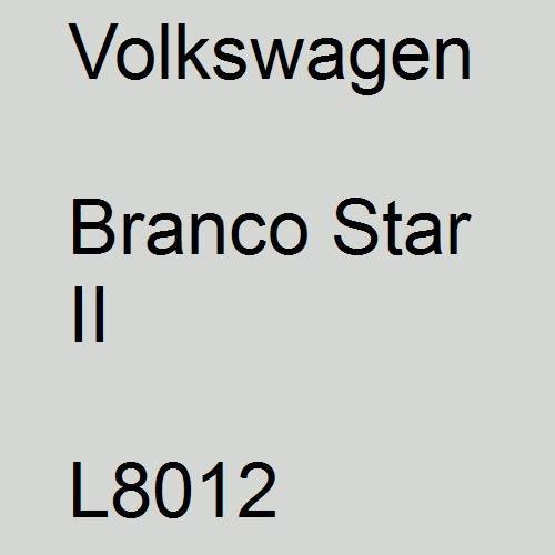 Volkswagen, Branco Star II, L8012.